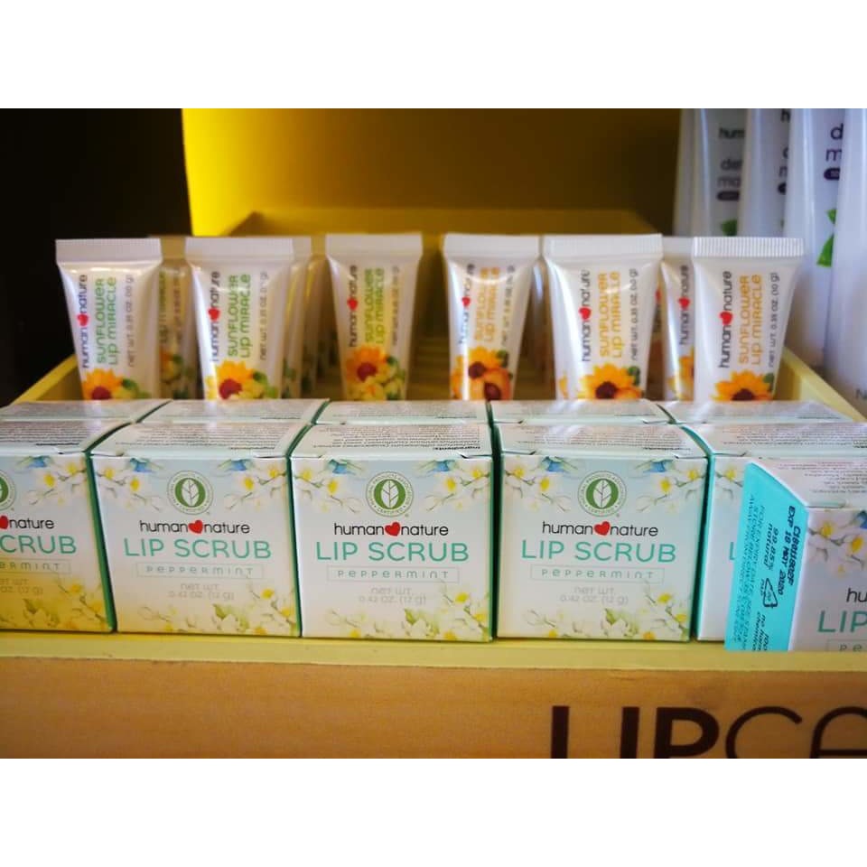 Natural Lip Scrub & Sunflower Lip Miracle