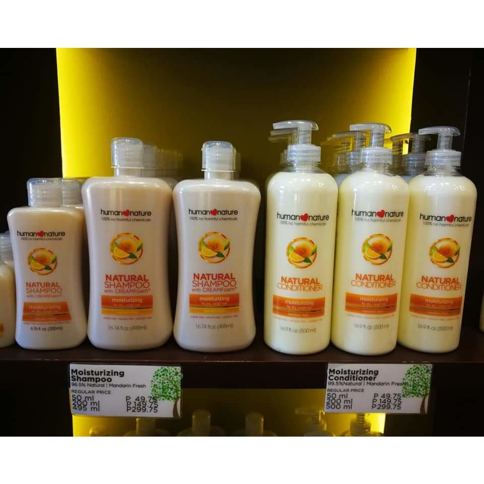 Natural Moisturizing Shampoo & Conditioner